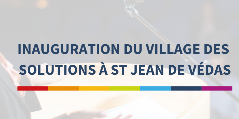 Inauguration du village des solutions à st Jean de Védas - photo discours